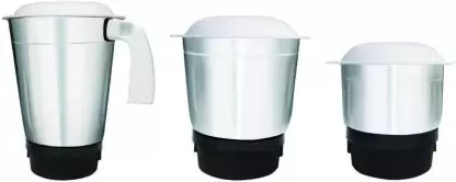 Mellerware MG 03 NA 550 W Mixer Grinder (3 Jars, Red, White) Mellerware MG 03 NA 550 W Mixer Grinder (3 Jars, Red, White)